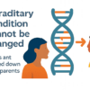 explain why it is not possible to change hereditary conditions