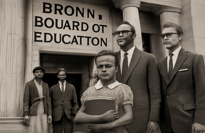 in brown v. board of education