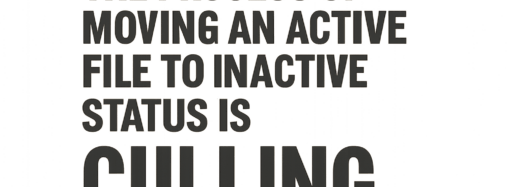 the process of moving an active file to inactive status is called