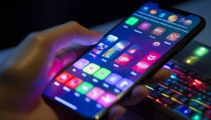 connecting world with wireless technology tonight generated by ai