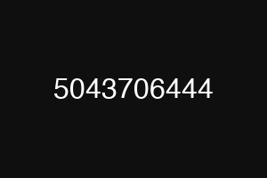 5043706444