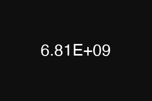 6.81E+09