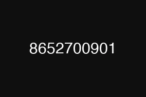 8652700901