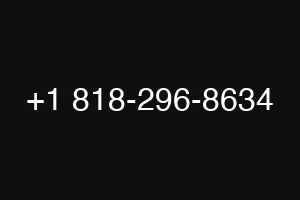 +1 818-296-8634