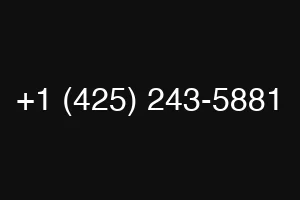 +1 (425) 243-5881