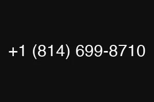 +1 (814) 699-8710